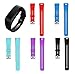 Garmin Vivosmart HR Band, BeneStellar Replacement Soft Silicone Bracelet Sport Strap Wristband Accessory with Screwdriver for Garmin Vivosmart HR(No Tracker, Replacement Bands Only) (05-Pack)