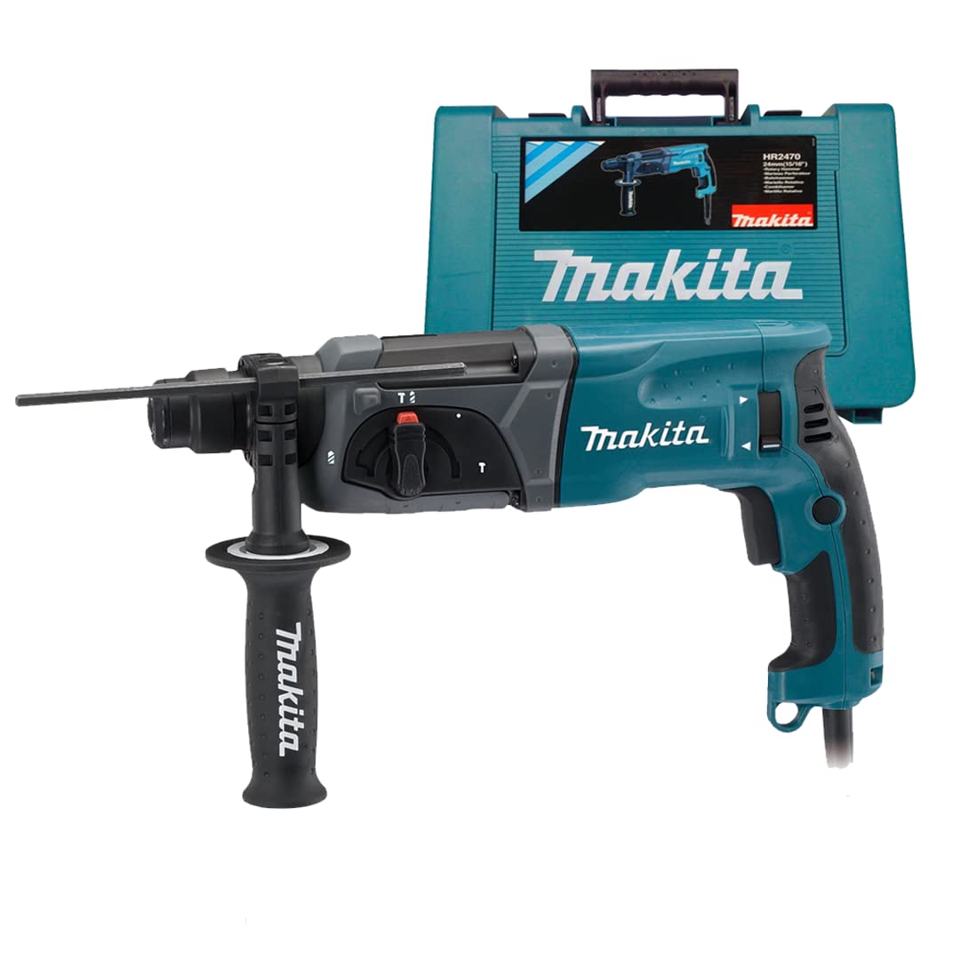 Makita HR2470X Rotary Hammer Drill (2.7 Joules) 240V Electric, Black