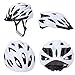 CLemon Adult Cycling Bike Helmet, Adjustable Trinity Men Women Mountain Bicycle Road Bike Helmet with Visor - Honeycomb Type 18 Vents Breather Outdoor Sports Safety Protecting Hat