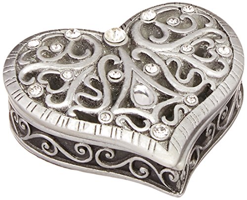 Fashioncraft Exquisite Heart Shaped Curio Box - //coolthings.us
