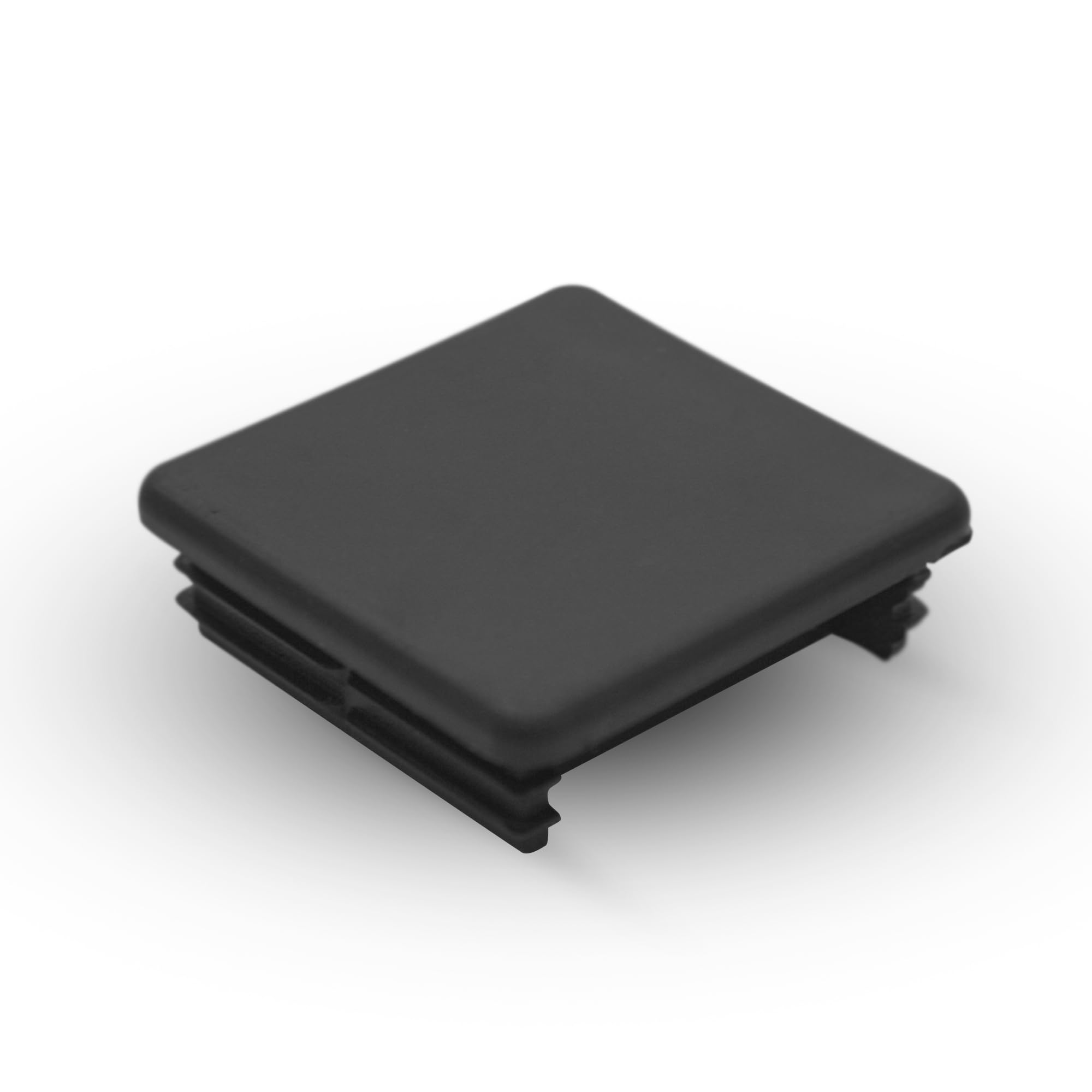 DOJA Barcelona | Profile End Caps | 41 x 41 Square End Caps | Pack of 5 | Square Pipe Plugs | Square Black Plastic End Caps | Chair Leg Caps Floor Protection for Single Assembly, FBA-HEC-COPE4141-5