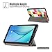 BeePole Samsung Galaxy Tab A 10.1 With S Pen(P585/P580) Case, Smart Tri-Fold PU Leather Protective Case Cover for Samsung Galaxy Tab A 10.1 With S Pen (SM-P585/SM-P580),with auto wake/sleep, Colorbox