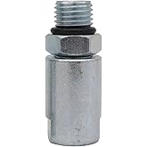 LockNLube Grease Gun Hose Swivel - Coarse Threads (7/16&rdquo;&ndash;20) For Milwaukee, Ryobi, Ridgid &amp; Alemite battery grease guns
