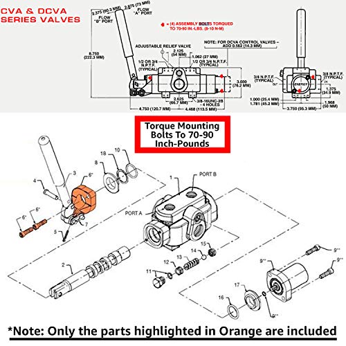 RuggedMade Energy Hydraulic Log Splitter Valve Lever Handle Mounting Bracket - Thumbnail 3