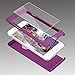 iPhone 7 case, VPR 2 in 1 Ultra Thin Full Body Protection Hard Premium Luxury Cover [Slim Fit] Shock Absorption Skid-Proof PC case for Apple iPhone7 (4.7inch) (Purple)