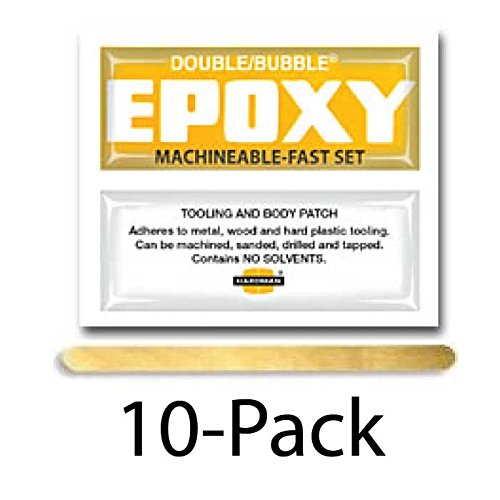 Hardman Double Bubble Yellow Machinable Epoxy 10 Packs (#04002)