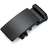 RTGGSEL Men's 40mm Ratchet Belt Buckle Only for 1 3/8 Slide Belt Strap Automatic Leather Belt Buckle Replacement