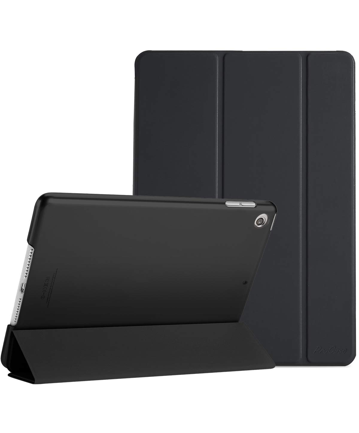 ProCase Smart Case for iPad Mini 5th Generation(2019 Model), Lightweight Cover with Auto Sleep/Wake for iPad Mini 5 -Black — image 1