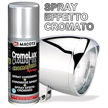 MACOTA Spray Effekt Chrom ! Verchromt für alle SUPERFICI 200ml Allzwecklack CromoLux