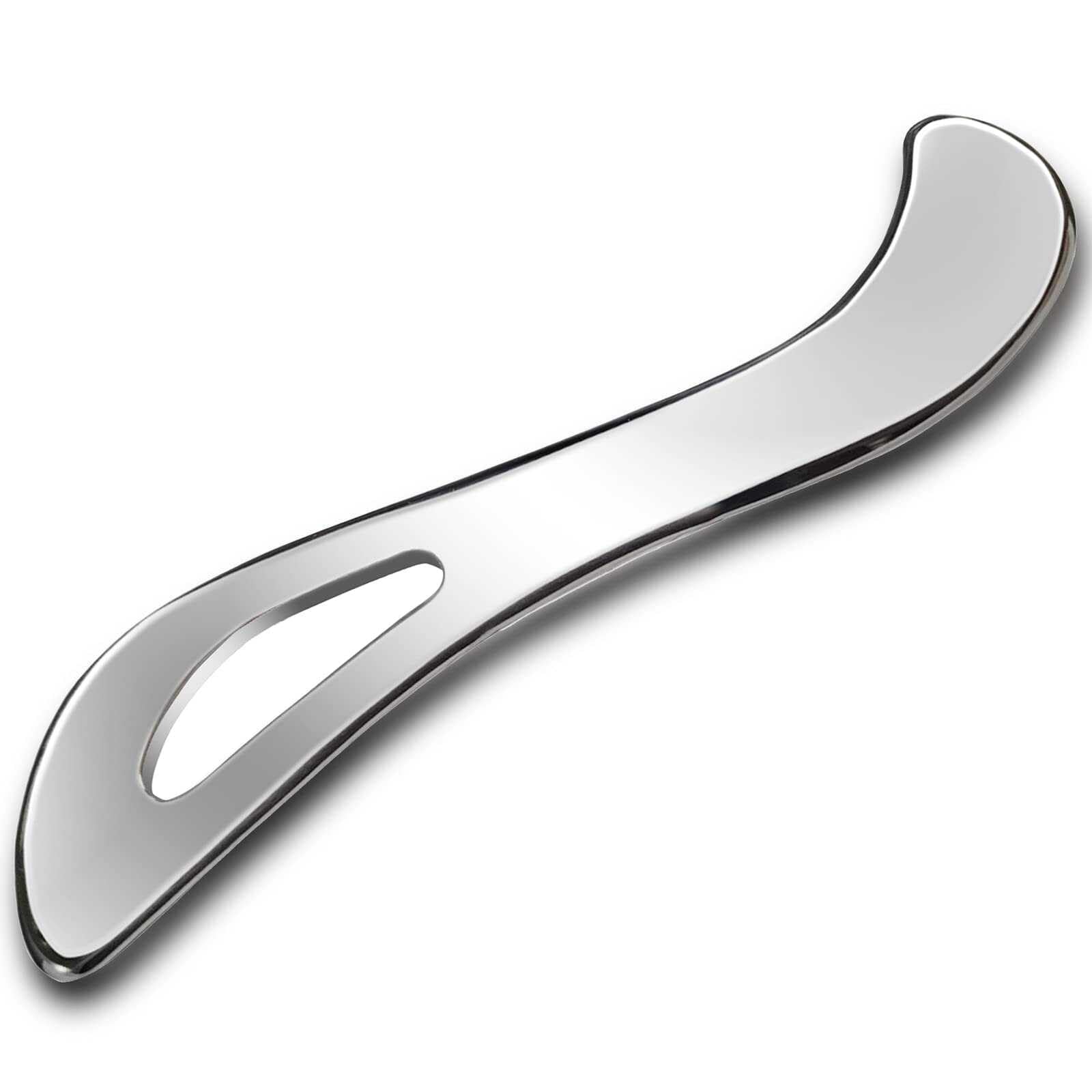 AnTiexi Stainless Steel Gua Sha Muscle Scraper Tool-Massage Scraping Tool for Soft Tissue Mobilization,Physical Therapy for Back, Legs, Arms(AnTiexi-06)