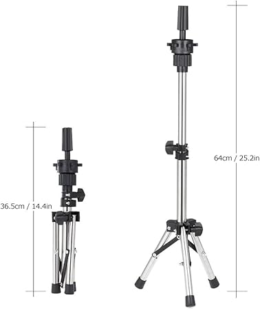 Amazon Co Jp スタンド クランプ 美容練習固定用道具 調節でき 三脚タイプ ウィッグ マネキンヘッド 固定クランプ ビューティー