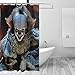 HUHAOSC Pennywise The Clown in It Bath Shower Curtain Waterproof Fabric Shower Curtains 60x72 Inch
