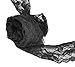 Housweety 10 Yards Black Stretch Floral Scallop Lace Edge Trim 2