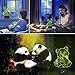 Giant Panda Bear 3D Illusion Lamps, Elstey 7 Color Changing Touch Table Desk LED Night Light Great Gifts for Kids
