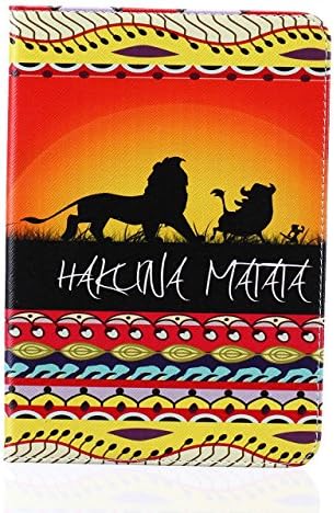 Galaxy Tab E 9.6 Case,King Of Lion Pattern Magnetic Folio Leather Kickstand Cover With Built-in Card Slots Case for Samsung Galaxy Tab E 9.6" SM-T560