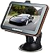 Carelove 7-Inch Silky Appearance Touch Screen Car GPS Navigation Lifetime Free Map Update with Multimedia Player
