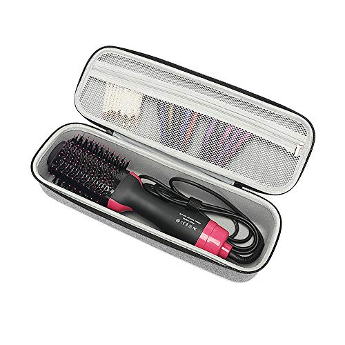 Hard Travel Case for Revlon One Step Hair Dryer & Volumizer Case Gray - Thumbnail 6