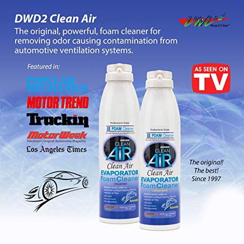 DWD2 Clean AIR Premium Automotive Foaming AC Evaporator Coil Cleaner