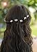 Missgrace 5PCS Bridal Women Handmade Crystal Hair Pins Clips Hair Styling (Silver)
