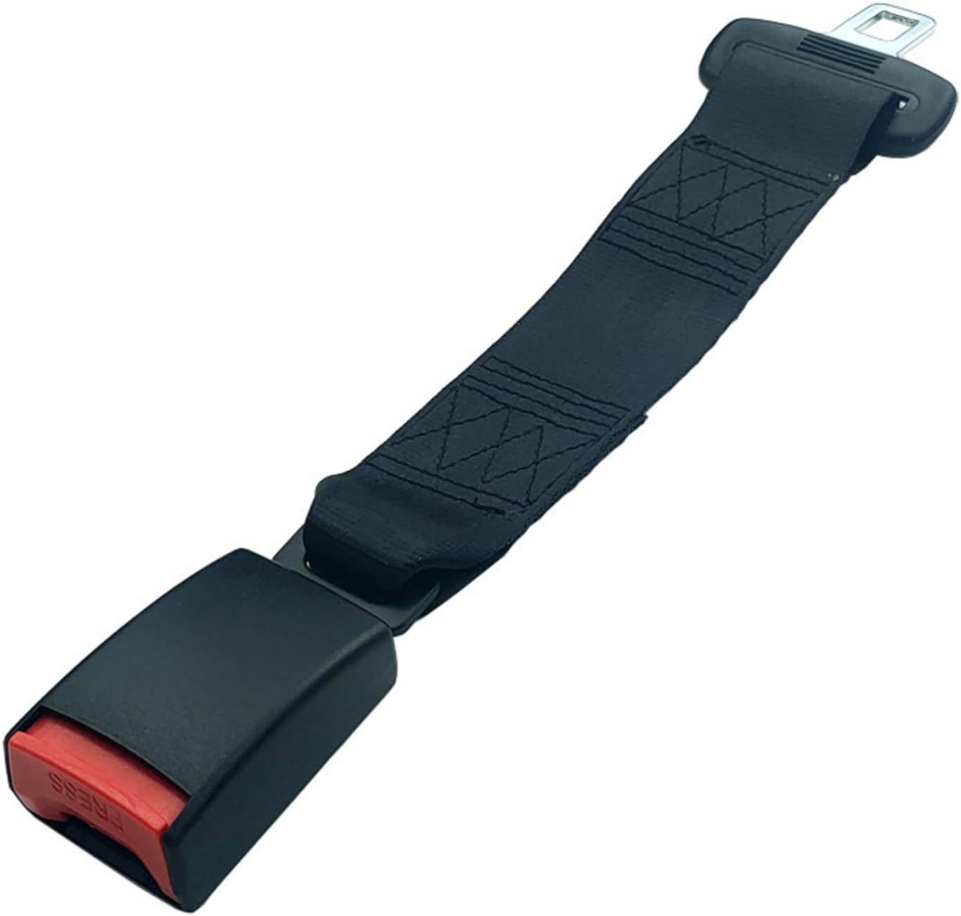 Car Safety Extender Seat Belt Extension Belt Buckle Seatbelt 36 cm, 14 inch Black ABS Material Lock and Padded Protective Cover（1 Pack）