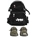 Jeep Wrangler Punisher Skull Heavyweight Canvas Backpack Bag