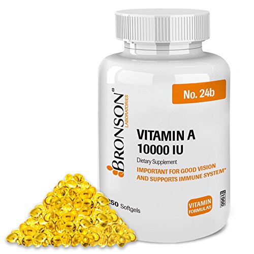 Bronson Vitamin A 10,000 IU, 250 Softgels