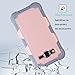 Galaxy Core Prime Case, EC™ Galaxy Prevail LTE Case, Dual Layer Rugged Soft TPU Bumper Hard PC Shell Shockproof Case Cover for Samsung Galaxy Core Prime / Prevail LTE G360 (G-Rose Gold/Grey)