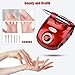 Bermunavy Electric Nail Drill - Professional 30000RPM Electric Nail File Machine Manicure Pedicure Kit Acrylic Nail Tool for Acrylic Gel Nail Low Noise Vibration Buffer Remover File for Salon Home Use