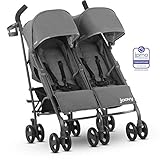 JOOVY Twin Groove Ultralight Umbrella Stroller, Charcoal