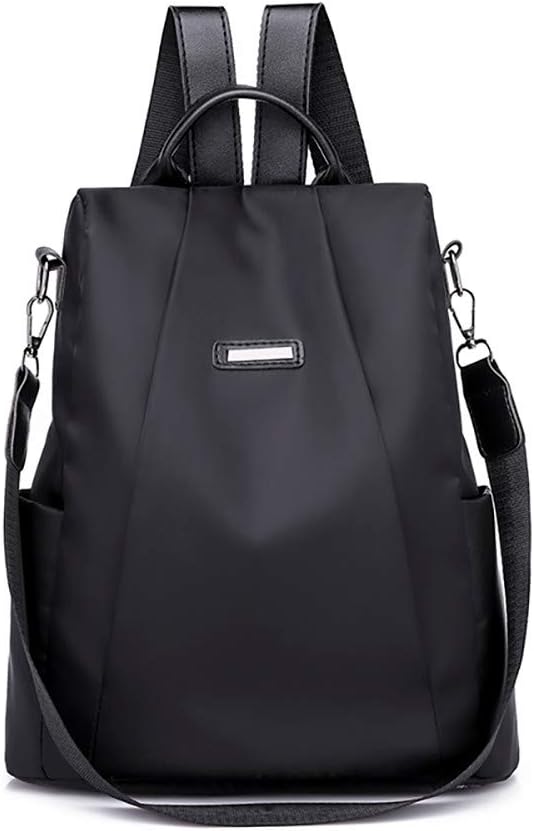 Feitengtd Hot Sale 2019 Women Travel Casual Backpack Travel Bag Anti-theft Oxford Cloth Backpacks (Black)
