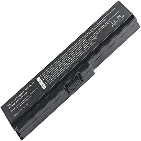Exxact Parts 6 cell New Battery for Toshiba Satellite PA3817U-1BRS Pa3819u-1brs PA3817U-1BAS PA3818U-1BRS PA3816U-1BRS C600 C650 C655 C660 C670 [Li-ion 10.8V 5200mAh 6 Cell]