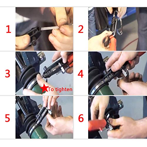 CV Joint Banding Install Tool And Cutter Joint Boot Clamps Pliers Car Banding Kit