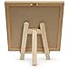 Wooden Black Aomoya Letter Board – with Stand, Brass Wall Hanger, Scissors, Bag, 300 White Letters and 10 Inch Sq. Oak Frame - for Instagram Bulletins, Family Messages, Kids Fun, Café Menus
