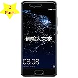 [2 Pack] Huawei P10 Screen Protector, TIYA HD 9H Hardness 2.5D Arc Edge Anti Fingerprint Bubble Free Premium Tempered Glass Screen Protector for Huawei P10(Tempered Glass, Huawei P10)