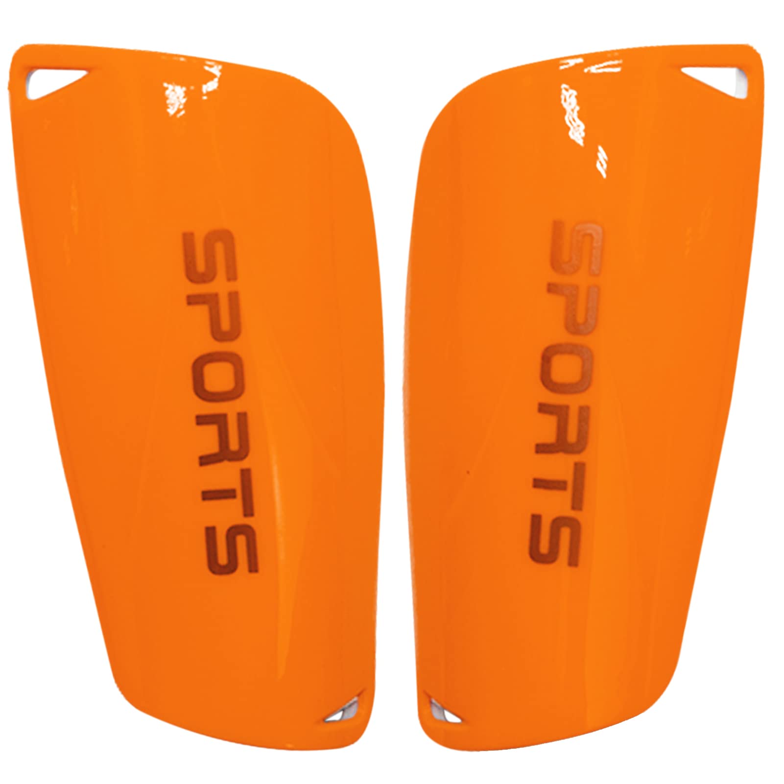 SZXMDKH Football Shin Guards, Shin Guards Pads, Youth Boys Girls Shin Pad Sleeves for Football Games, EVA Cushon Protection Reduce hit & Injuries(Orange),M
