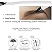 Vanelc Microblading Eyebrow Tattoo Pen with a Micro-Fork Tip,Long Lasting,Smudgeproof Liquid Eyebrow Pencil for Natural Hair-Like Defined Brows 2019 New Version (Dark Grey)