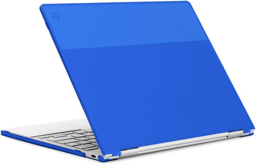 mCover Hard Shell Case for 12.3" Google Pixelbook Chromebook (NOT Compatible Older Model Released Before 2017) laptops (Blue)