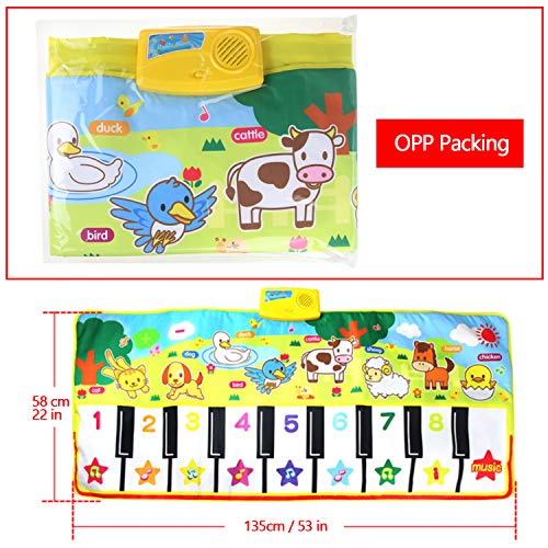6 Children+Musical+Blanket+Keyboard+Educational