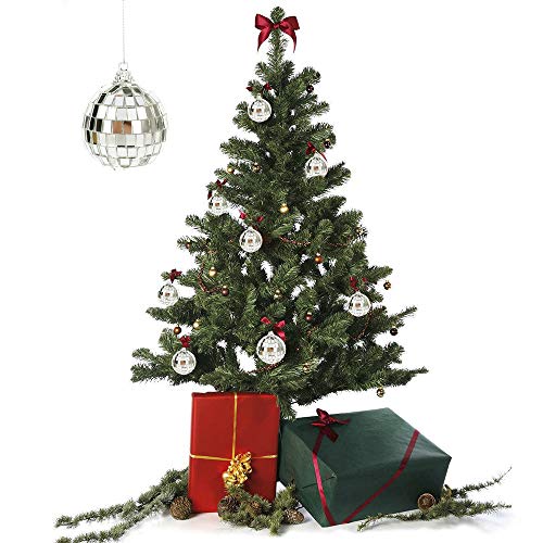 Bright Reflective Mirror Disco Balls | 24 Pack 2" Christmas Balls Ornaments Xmas Tree Hanging Balls Pendants for Holiday Wedding Party Dance and Music Festivals Decoration