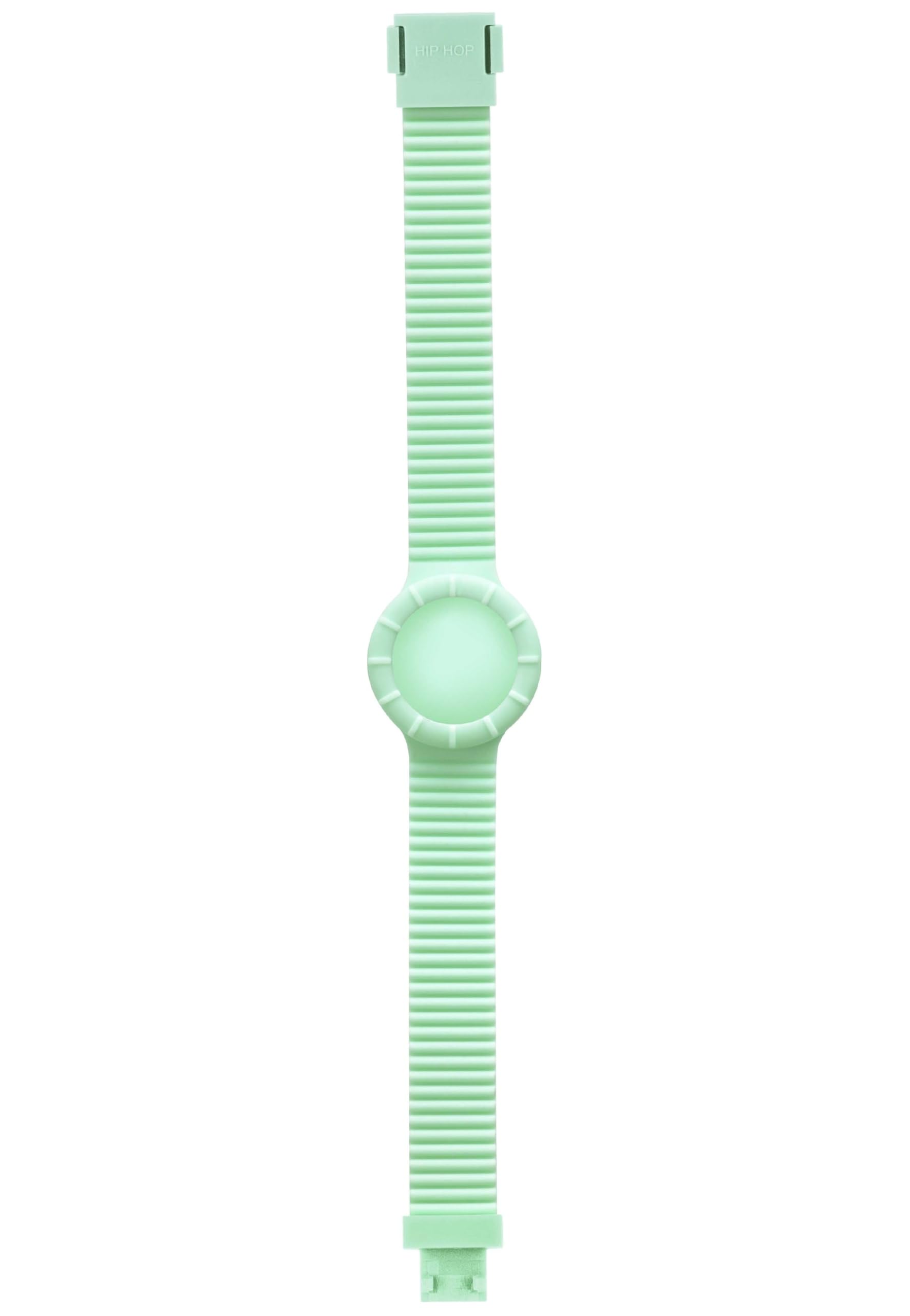 Hip Hop Ladys' HERO 32 STRAP Collection MONO-COLOUR WHITE and SILICON GREEN STRAP HBU0648