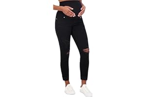 Savi Parker Women’s Maternity Jeans Over The Belly - Pregnancy Clothes for All Seasons, Maternity Pants