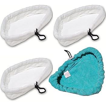4- Pads that fit H2o, Steamboy Microfiber Steam Mop