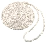 Shoreline Marine Twisted Nylon Dock Line, 3/8-Inch x 10-Feet