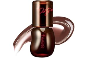 fwee 3D Voluming Gloss 30% (Sheer) | High Shine, Non-Sticky Lip Gloss for Makeup | Long-Lasting, Moisturizing Gel Formula – Dirty Cola 30% | 30% & 70% Pigment Options | Stocking Stuffers | 5.3g