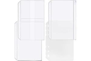 D Ring Binder Accessory Punched Binder Pockets Divider Ruler Tab Index (Pocket Combo,A5)