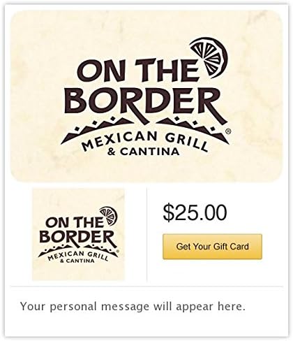 On The Border Gift Cards - E-mail Delivery