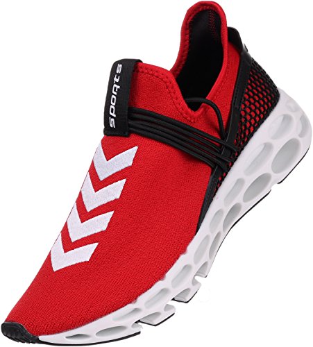 7-PORTANT Men's Knit Upper 3D Openwork Sneaker