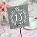 Hortense B. Hewitt Wedding Accessories Charming Vintage Table Cards, Numbers 1 to 40