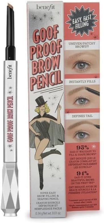 Benefit Goof Proof Brow Pencil 0.34g - 2.5 Neutral Blonde Waterproof