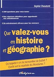 Que valez-vous en histoire et géographie ?